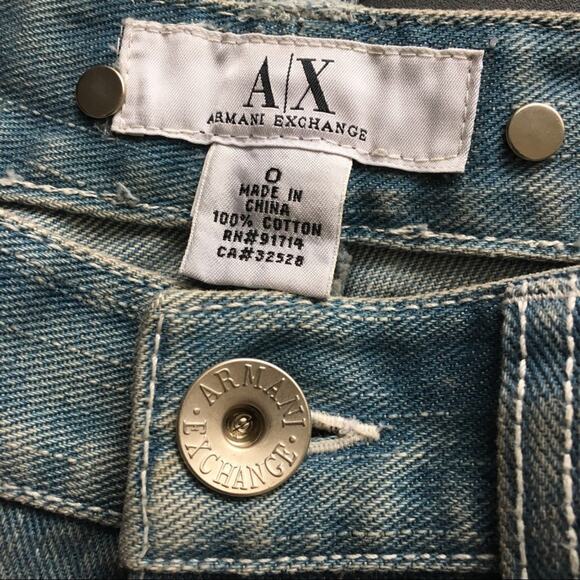 NWT Armani Exchange Low-Rise Boot cut Flare Jeans - Picture 3 of 6